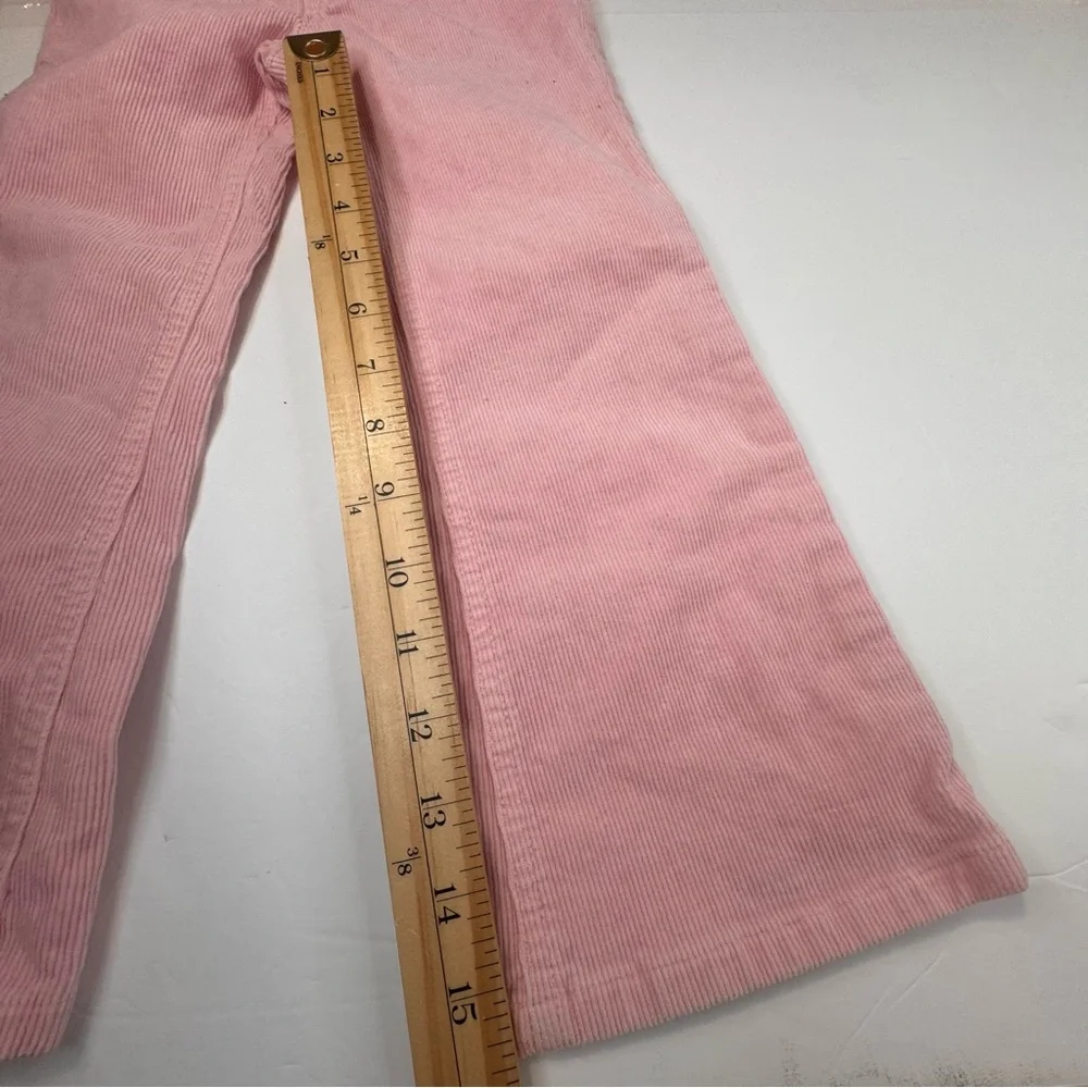 Ralph Lauren Corduroy Pants Girl Size 5 Pink Cotton Preppy Elastic Waste Casual